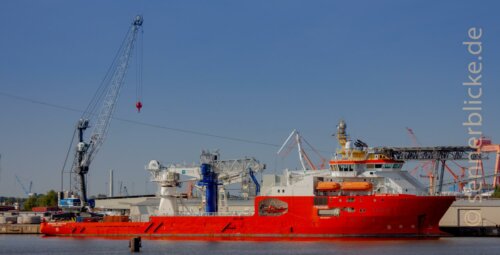 Transferschiff Normand Jarstein in Emden